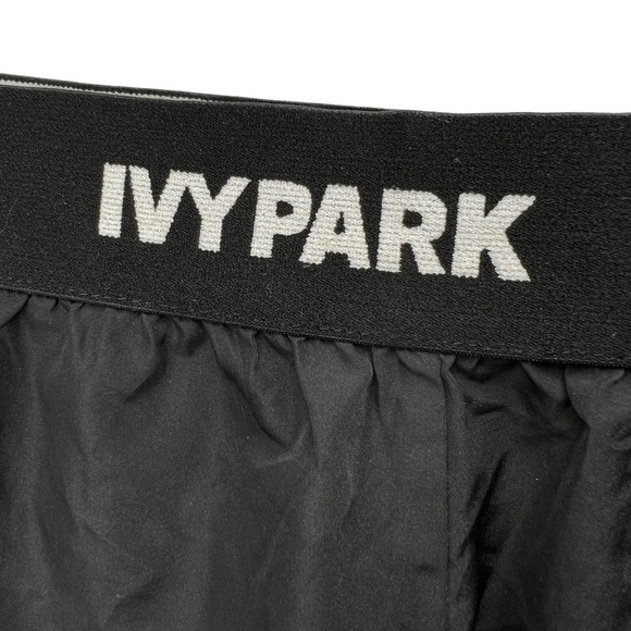 IVY PARK Running Short Sz S Womens Black Elastic Waist Pull On Comfort Athletic - Picture 3 of 8